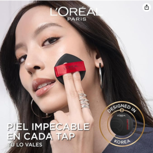 L’Oréal Paris Infallible 24H Fresh Wear Base de Maquillaje en Cushion, Alta Cobertura con Acabado Mate, 24H Larga Duración y Control de Brillo, Tono 250